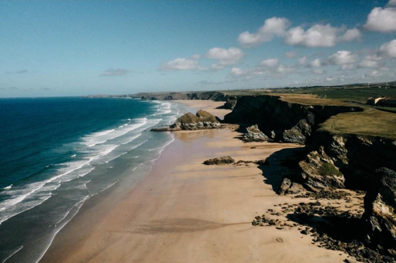 Sunset Waves Sea View Apartment Featuring Panoramic Views & Parking New Quay Exteriér fotografie